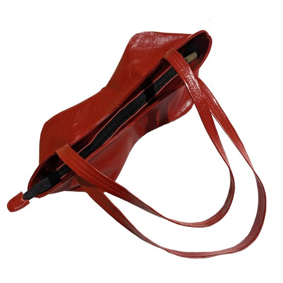 Bullet bra inspired leather purse (original, handmade by me) - Picture 3 of 7